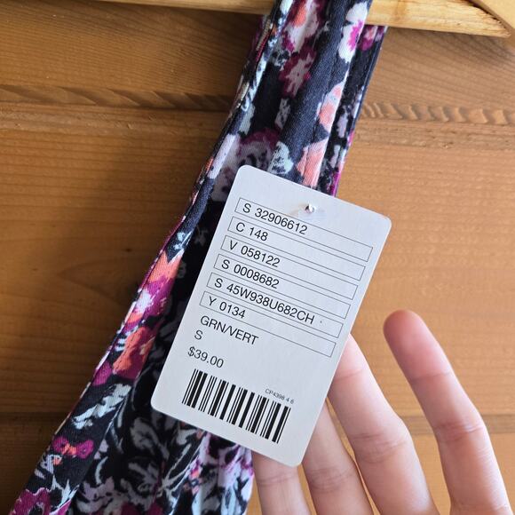 Urban Outfitters Kimchi Blue Floral Lace Tank Top NWT S Lace Bandeau Boho Soft - Picture 4 of 6